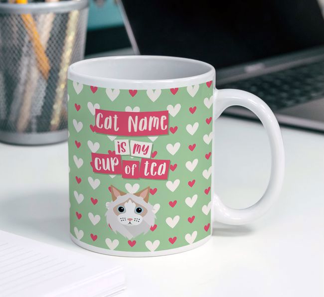 '{dogsName} Is My Cup of Tea' - Personalized {breedCommonName} Mug